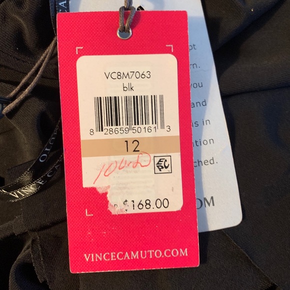 Vince Camuto Black halter cascade dress - Picture 11 of 11